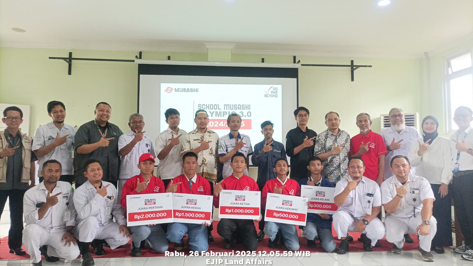 Lomba penggunaan Alat Ukur yang diikuti oleh SMK se-Kab. Bekasi